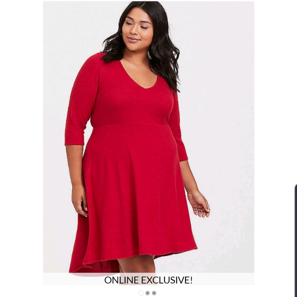 Red dress
